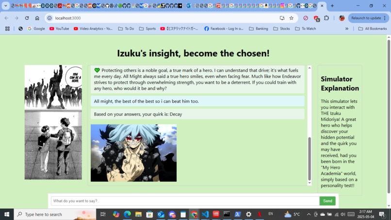 Izuku's Insight! Become The Chosen! – screenshot 1