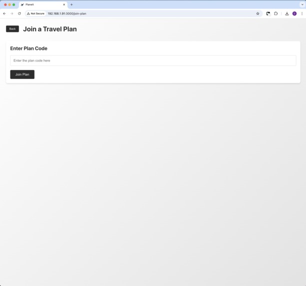 planeIt – screenshot 3