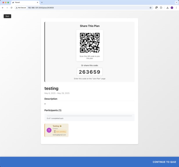 planeIt – screenshot 4