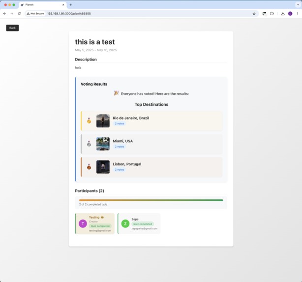 planeIt – screenshot 8