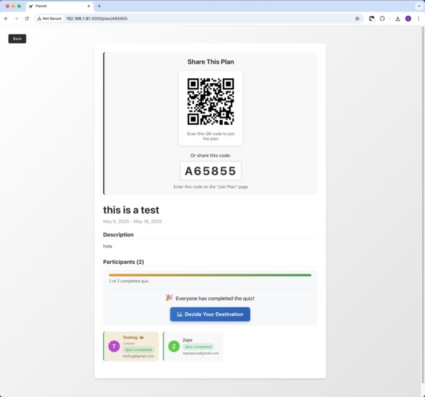 planeIt – screenshot 7