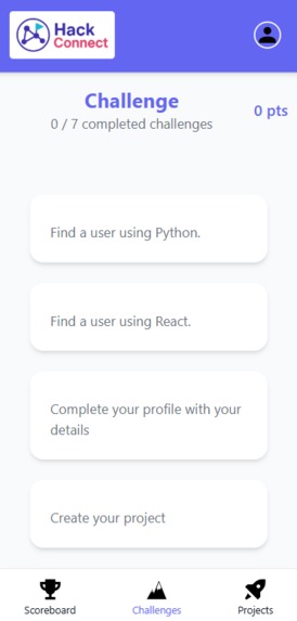 HackConnect – screenshot 2