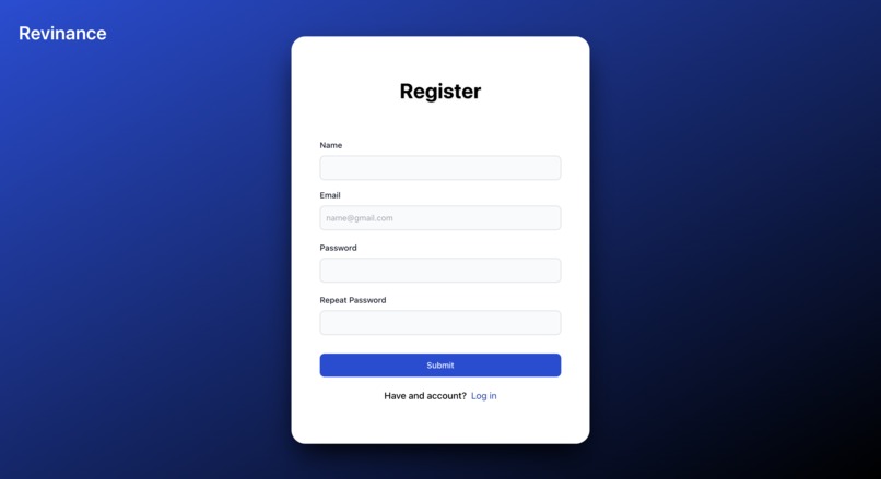 Revinance – screenshot 2