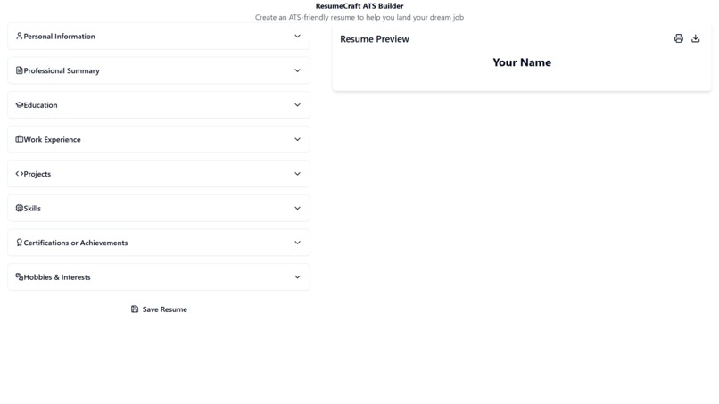 Resume Builder – screenshot 1