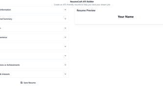 Resume Builder