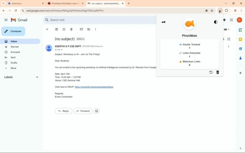 PhishMate – screenshot 1