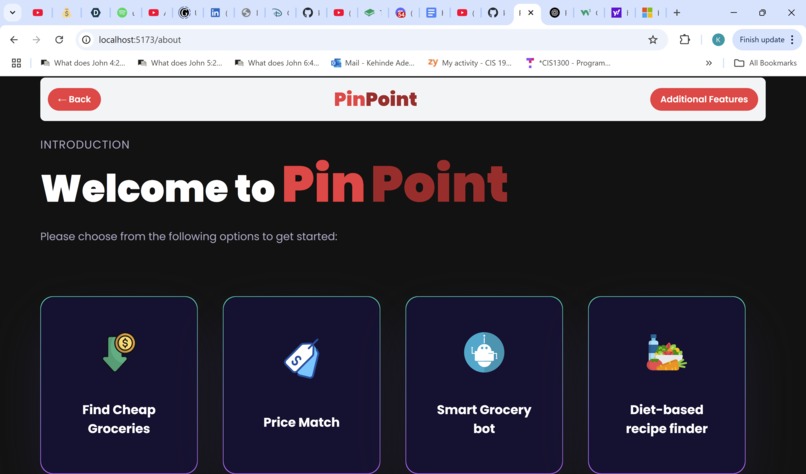 PinPoint-Maximizing your Nutrition and Minimizing your Cost – screenshot 3