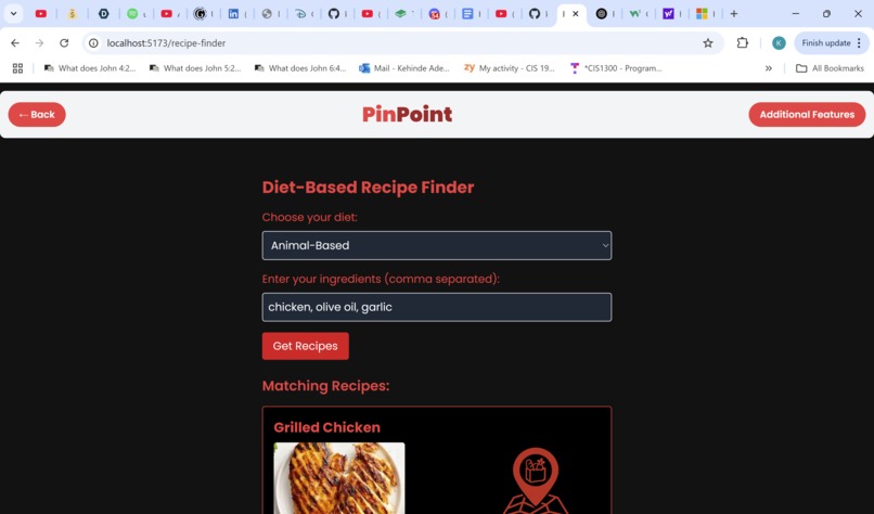 PinPoint-Maximizing your Nutrition and Minimizing your Cost – screenshot 4