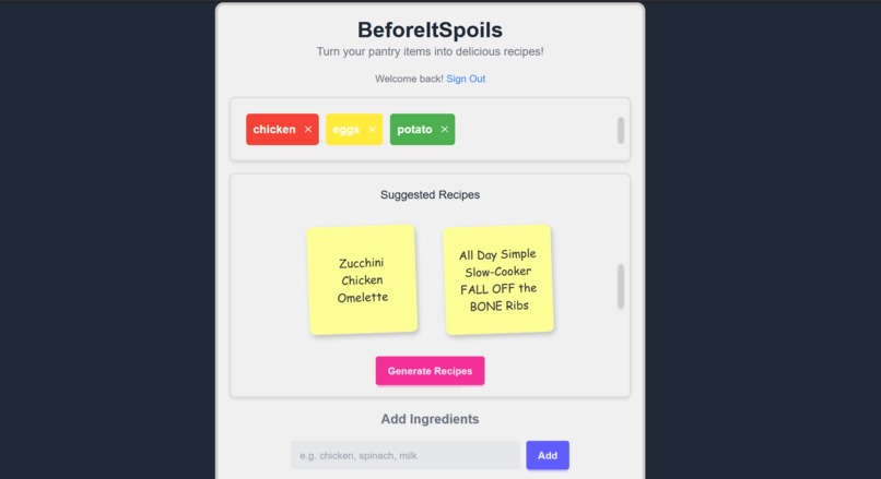 Before It Spoils – screenshot 1