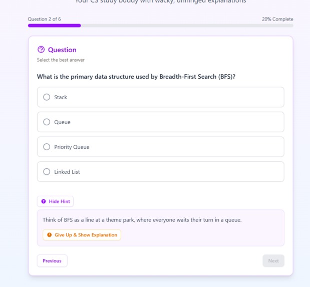 OverthinkerAI – screenshot 2