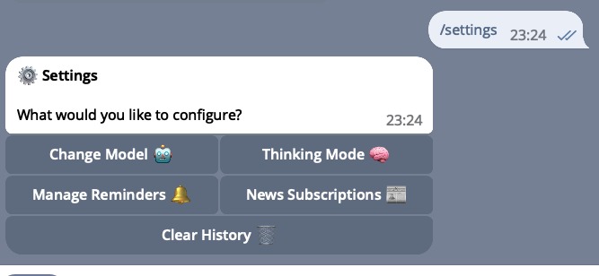 Perplexity AI Telegram Bot – screenshot 5