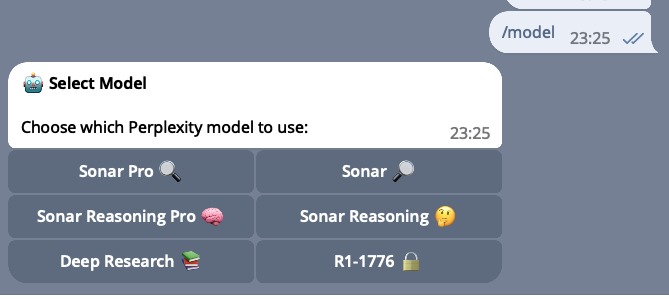 Perplexity AI Telegram Bot – screenshot 6