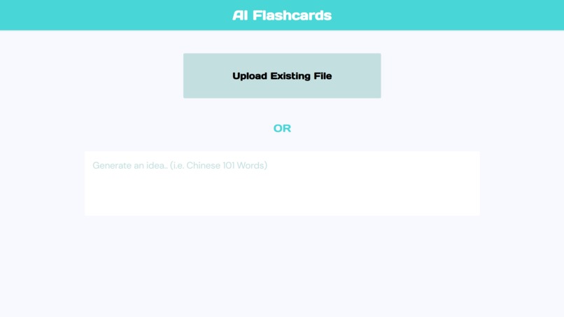 AI Flashcards – screenshot 1