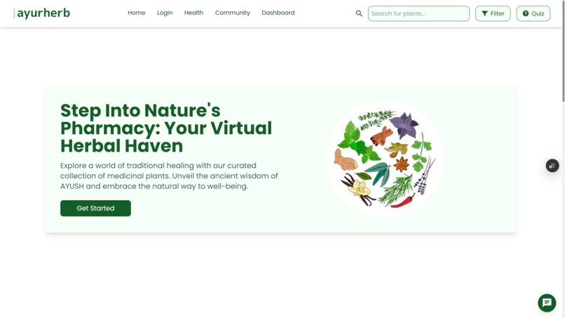 Virtual Herbal Garden – screenshot 1