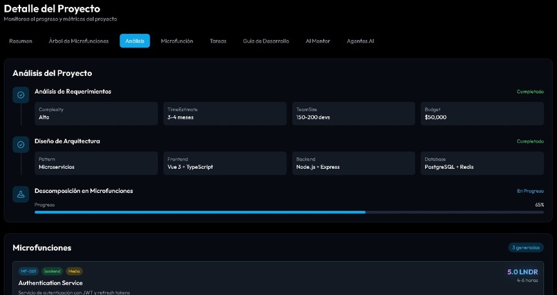 liendra AI – screenshot 2