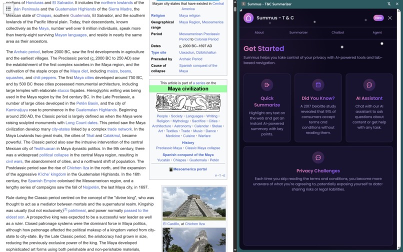 Summus - Terms and Conditions Summarizer – screenshot 1