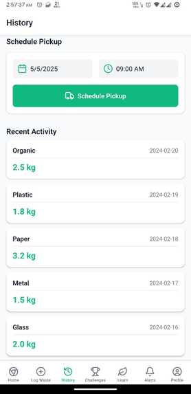 Smart Waste Tracker – screenshot 4