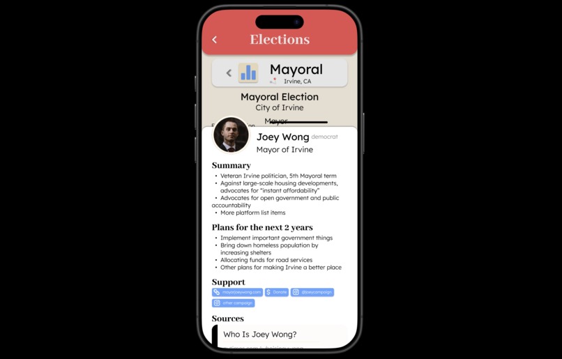 iVote – screenshot 3