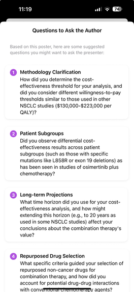 PosterLens: Your AI Scientific Conference Companion – screenshot 4