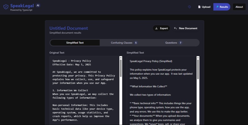 Speak Legal – screenshot 5