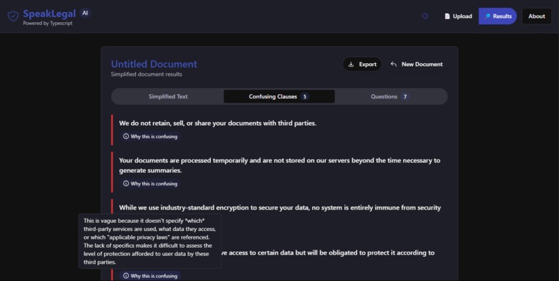 Speak Legal – screenshot 4