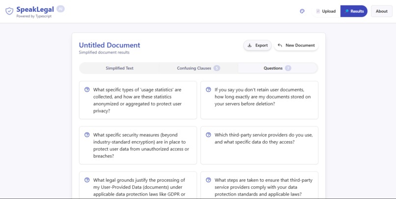Speak Legal – screenshot 7