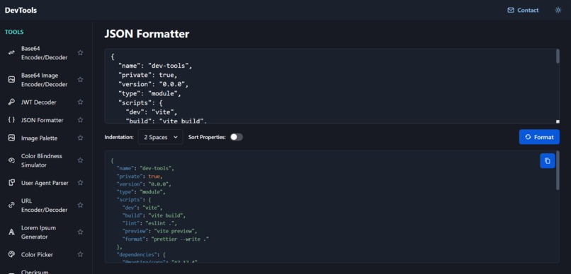 dev-tools – screenshot 3