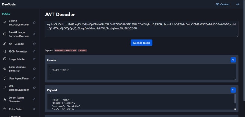 dev-tools – screenshot 4