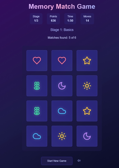 memory-game – screenshot 1