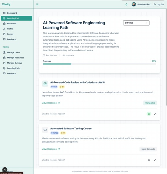 Clarity – screenshot 2