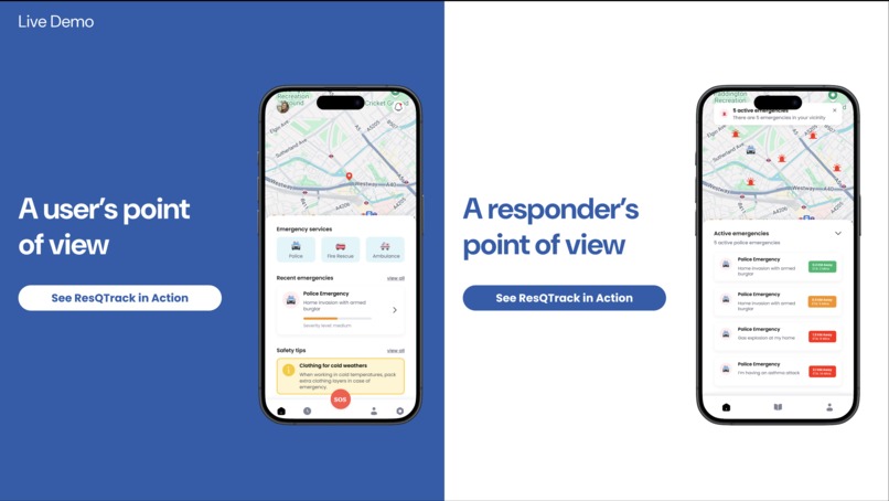 ResQTrack – screenshot 1