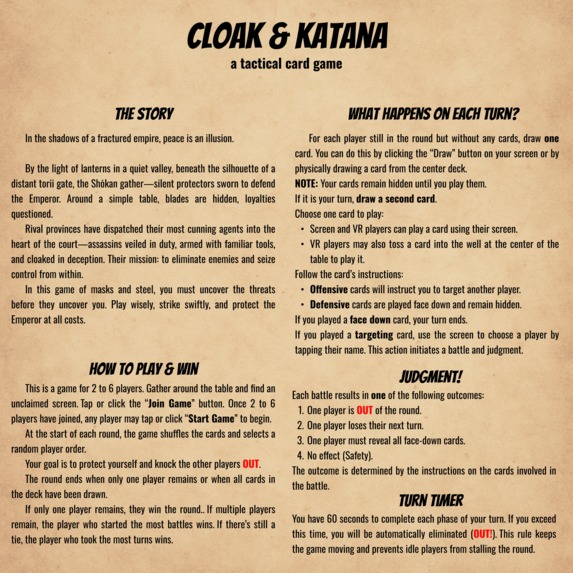 Cloak and Katana – screenshot 1