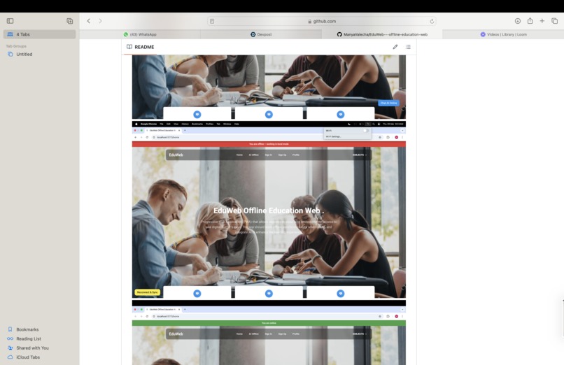 EduWeb - OFFLINE FIRST EDUCATION WEB  – screenshot 1