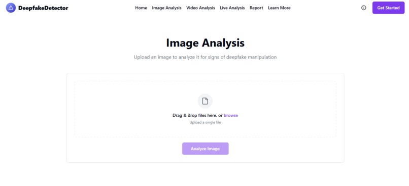 deepfakedetector – screenshot 2