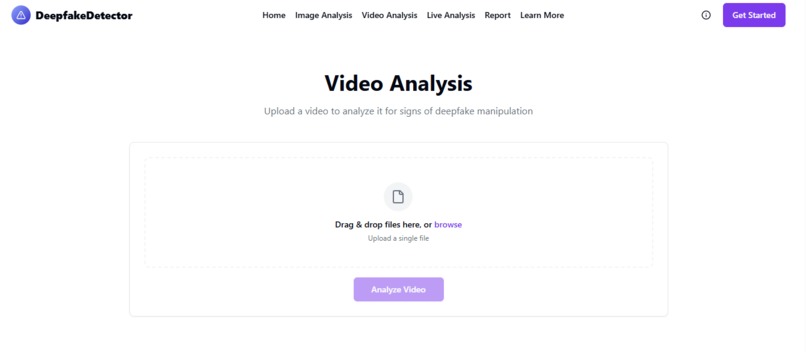 deepfakedetector – screenshot 2