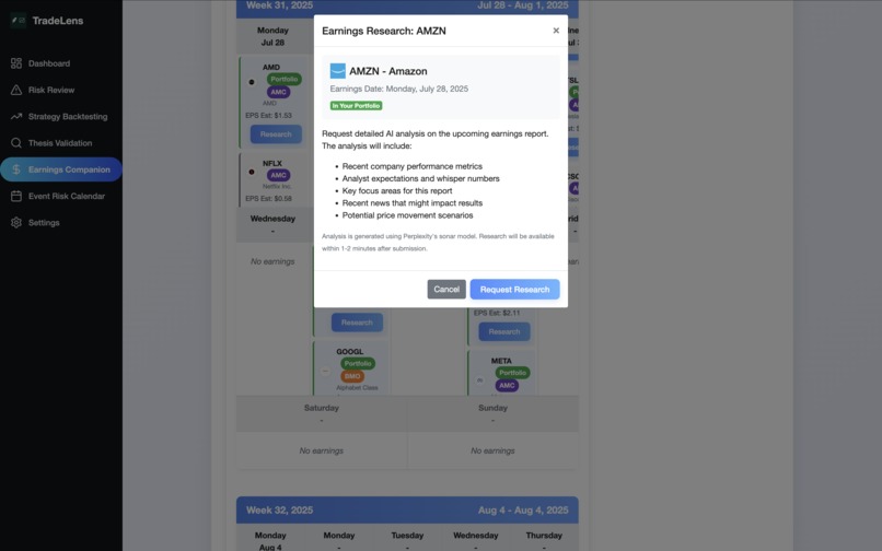 Trade Lense - AI-driven insights for smarter stock Investing – screenshot 7