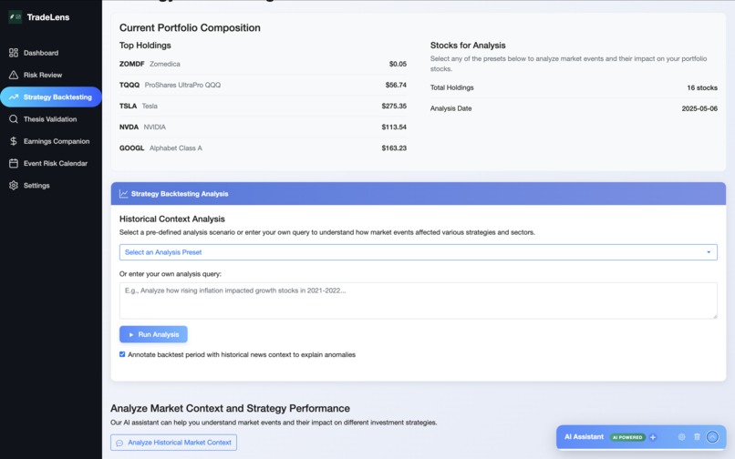 Trade Lense - AI-driven insights for smarter stock Investing – screenshot 11