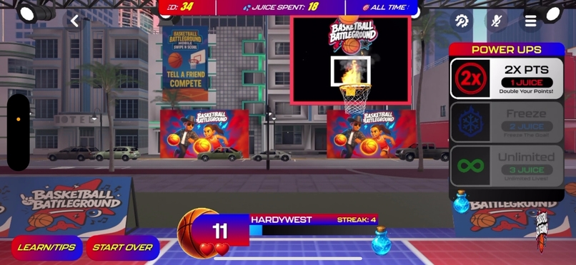 Baskball Battleground Mobile (Swipe N Score) – screenshot 7