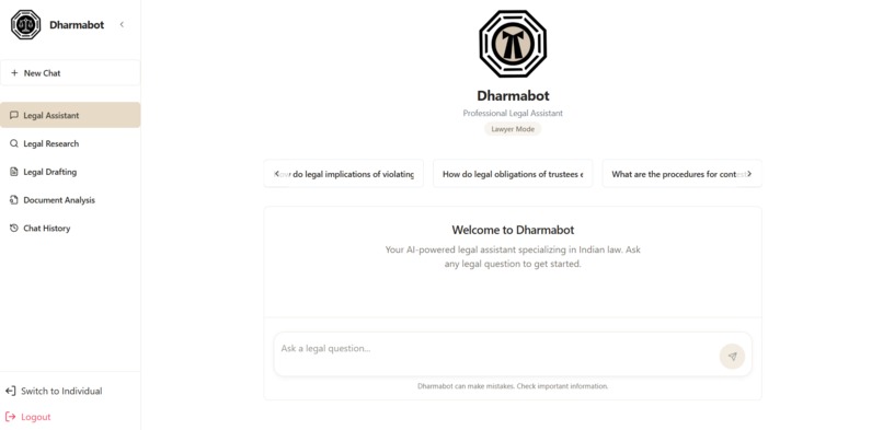 Dharmabot.ai – screenshot 2