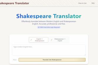 Shakespeare Translator