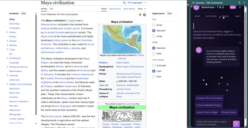 Summus - Terms and Conditions Summarizer – screenshot 2
