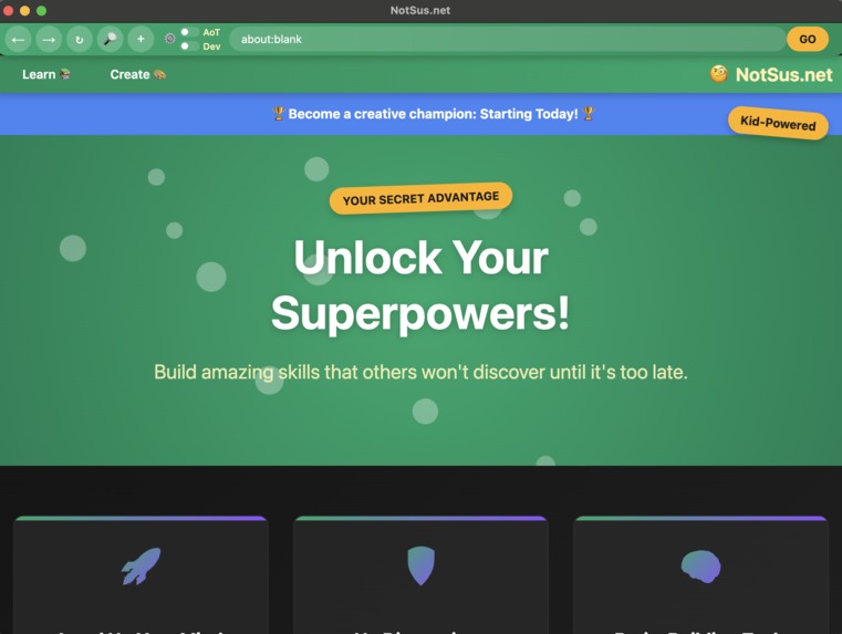 NotSus.net – screenshot 1