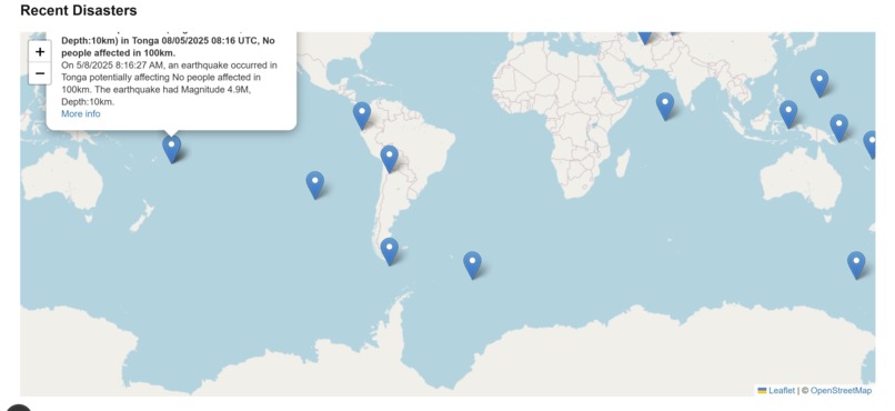 CrisisMapper – screenshot 2