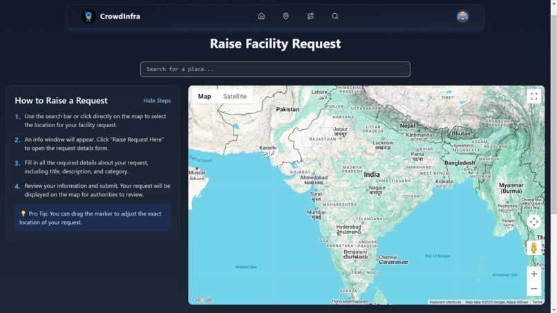CrowdInfra – screenshot 6