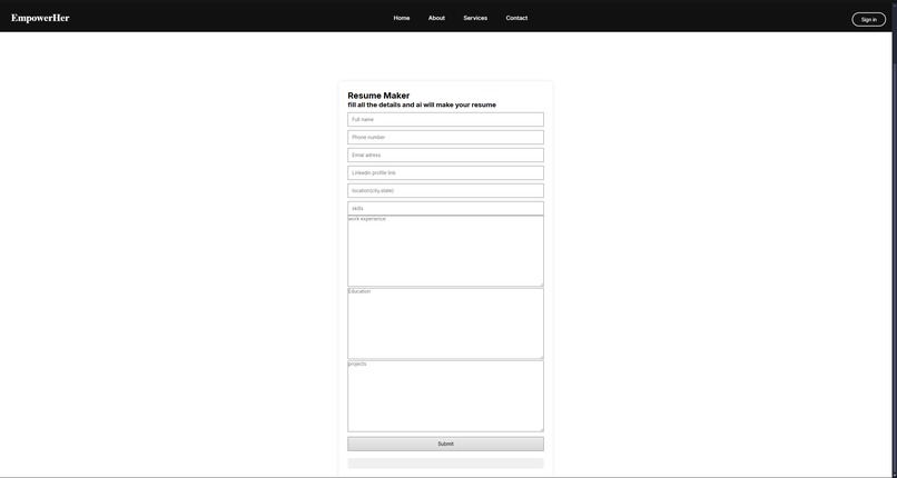 EmpowerHer – screenshot 4