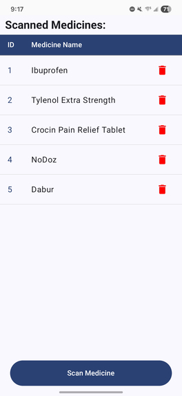 Medicine Scanner App – screenshot 2