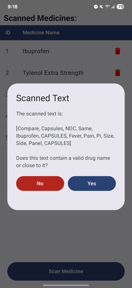 Medicine Scanner App – screenshot 4