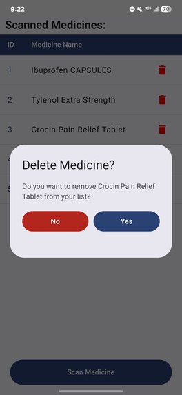 Medicine Scanner App – screenshot 6