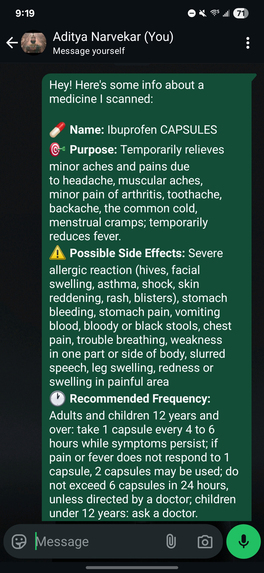 Medicine Scanner App – screenshot 7