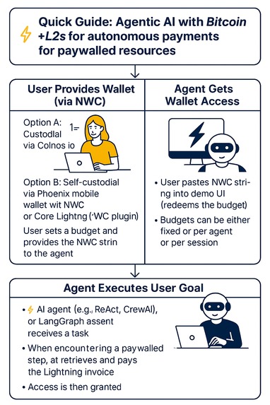 OpenAutoPay - Autonomous BTC SATs payments by Agentic AIs – screenshot 1